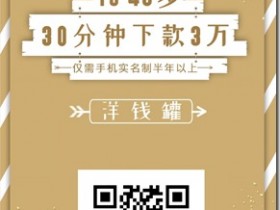 洋钱罐,实名制手机号口子,最高下款30000