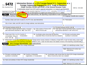 如何為美國外資單一成員有限責任公司提交表格 5472 和 1120? 手工填寫表格 5472，關於表格 5472外國公司信息申報表的說明，如何填寫表格 1120？美國公司所得稅申報表1120-S表格模板參考，表格1120和5472珍貴視頻教程