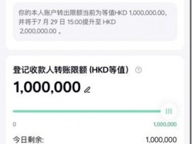最高每日200萬港元!眾安銀行(ZA Bank)提升轉賬限額 大幅提升!香港第一數字銀行《眾安銀行》轉賬限額調整至200萬 香港特區立法會近期通過的《2024年存款保障計劃(修訂)條例草案》規定,自2024年10月1日起,將落實存款保障額度從50萬港元提升至80萬港元的條例,推動香港金融市場的繁榮 !
